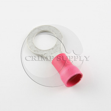 8 Ga. Insulated Ring Terminals, 1/2" Stud