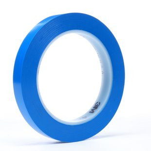 471-Blue-1/4inx36yd - Plastic Film Tape 1/4 in x 36 yd