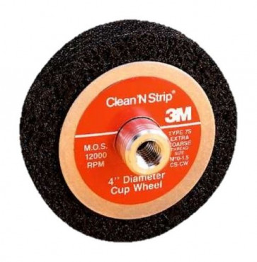 04153 - CS-UC CLEAN and STRIP CUP WHEEL 7S XCS 4 5/8 Inch-11 Inch