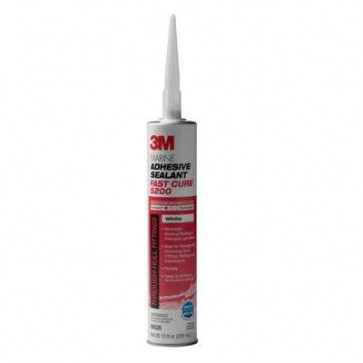 06520-White-1/10cart-Marine Adhesive Sealant Fast Cure 52006520