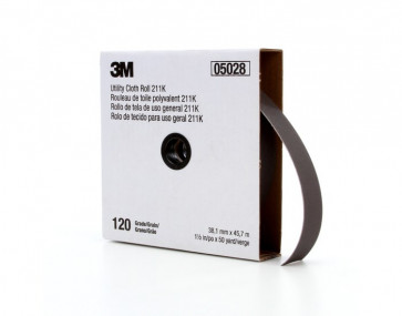 05028 - Utility Cloth Roll 211K - 1-1/2 in x 50 yd 120 J-weight