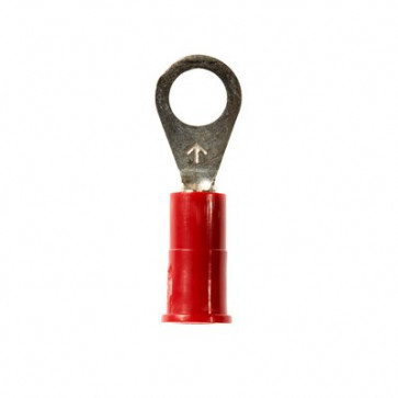 MV18-14R/SK - Vinyl Insulated Brazed Seam Ring Tongue Terminal