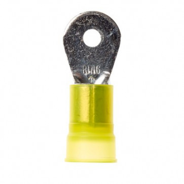 MN4-12R/SK - Nylon Insulated Brazed Seam Ring Tongue Terminal