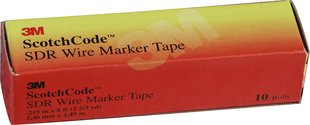 SDR-T - Wire Marker Tape Refill Roll: Letter - T