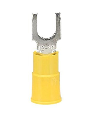 BS-33-6-NB-12-10 AWG nylon insul w/insul Grip Block Fork Termina