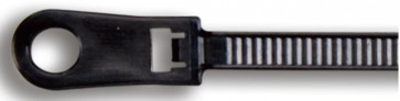 CT8BK50S-C - 8in Black 50 LB Mount Cable Tie (06205)
