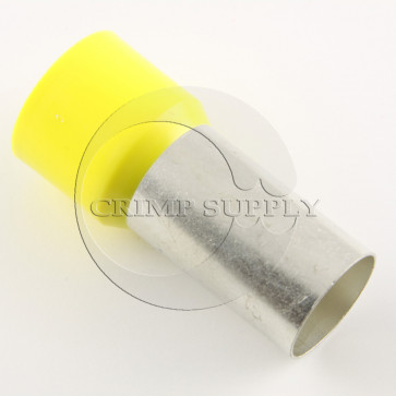 250 MCM Ga. Yellow Insulated Ferrules, 1.26" Pin Lg.