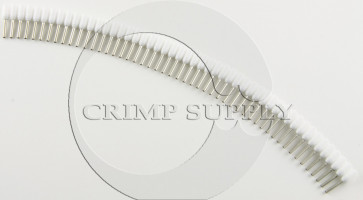 22 Ga. White Insulated Ferrule Strips, 0.31" Pin Lg.