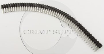 16 Ga. Black Insulated Ferrule Strips, 0.31" Pin Lg.