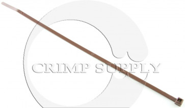 8", 50 lb. Brown Cable Ties