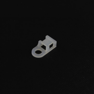 #8 Easy-Screw-In White Cable Tie Mounts for 50 lb. Ties