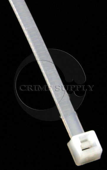5.7", 40 lb. White Cable Ties