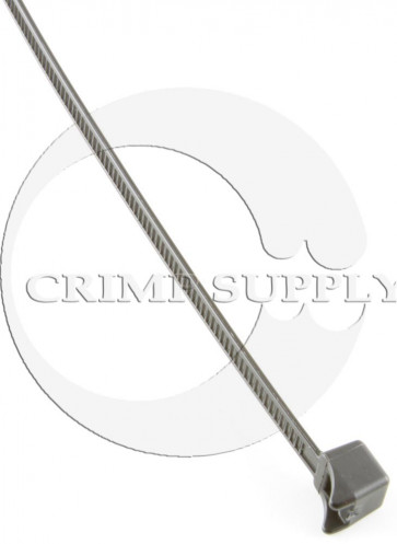 Hose Clamp Style 8", 60 lb. UV Black Cable Ties
