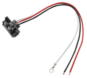 90° Three Wire Plug/Pigtail for Red and Clear Lights