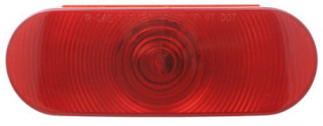 Red 6" Oval Stop/Tail/Turn Lights