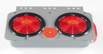 Red Right-Side 12-3/4" X 7-3/4" Trailer Module Lights