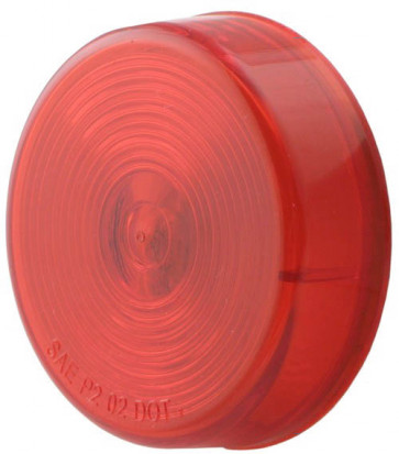 Red 2 1/2" Round Side Marker Lights