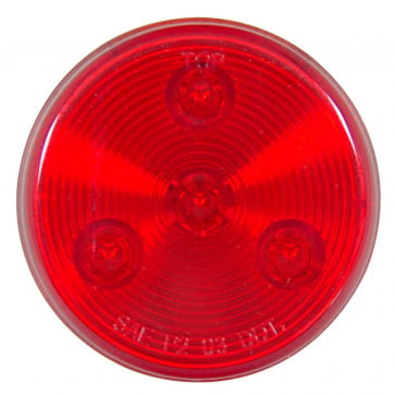 Red 2 1/2" Round LED Side Marker Lights
