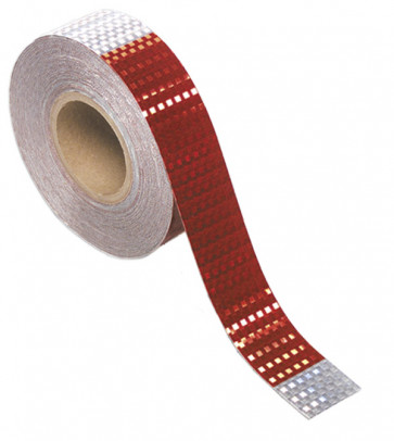 40650 - CONSPICUITY TAPE 11in X 7in RED/SILVER 2in X 150ft ROLL