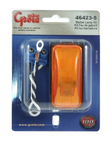 46423-5 - CLR/MKR LAMPYELLOWSEALED SINGLE BULB CLR/MKR BRKT KIT CLMSHLL