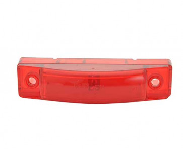 47242-3 - CLR/MKR LAMP 3in RED SUPERNOVA LED CENTER THIN-LINE