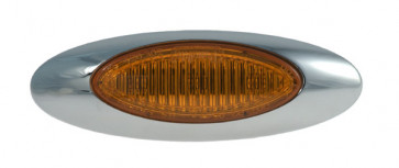 47913 - CLR/MKR M5 LITE KIT YELLOW LED W/180 BULLETS BEZEL (00212704)