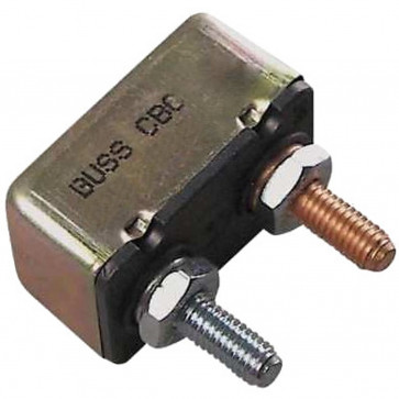 Bussmann CBC-10 - 10 Amp Type I Two 10-32 Threaded Studs Circuit Breaker 12Vdc Bulk Packaged