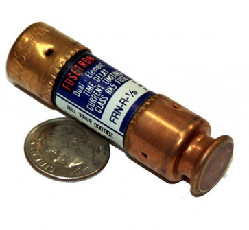 Bussmann FRN-R-1/8 - 1/8 Amp Fusetron Dual Element Time-Delay Current Limiting Fuse Class Rk5 250V Ul Listed