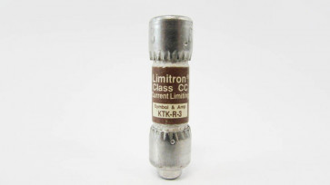 Bussmann KTK-R-3 - 3 Amp Fast Acting Branch Circuti Fuse Class Cc Rejection Feature Melamine Tube 600V Ul Listed