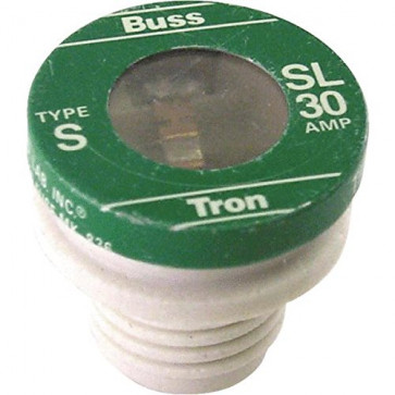 Bussmann SL-30 - 30 Amp Time Delay Loaded Link Rejection Base Plug Fuse 125V Ul Listed
