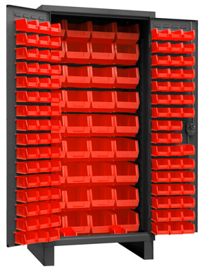 3702-132-1795 - 14G-HDC 24X36X78-132B-6inBA-CH-95 W/ RED BINS
