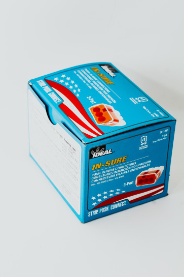 30-1033 - In-Sure Push-In Wire Connector 12 AWG 3-Port