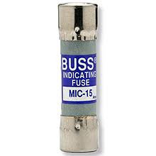 Bussmann MIC-15 - BUSS MIDGET FUSE INDICATING