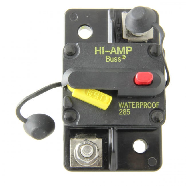 One Per Polybag 1-Pack 32Vdc Bussmann CB255-30 30 Amp Type Iii Mid-Range Manual Resettable Circuit Breaker 