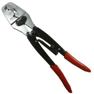 Cable Crimper Insulated Electrical Ferrule Ratchet Wire Plier Crimping Tool 