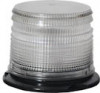 High-Output Clear LED Strobe Lights, Permanent Mount, 5" Tall